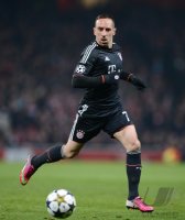 FUSSBALL INTERNATIONAL CHL ACHTELFINALE 12/13: Franck Ribery (FC Bayern Muenchen)