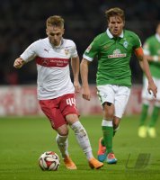 Fussball, 1. Bundesliga  Saison 2014/2015: SV Werder Bremen - VfB Stuttgart