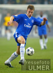 Fussball UCL: Chelsea, GRONKJAER Einzelaktion