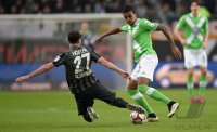 Fussball, 1. Bundesliga  Saison 2014/2015: VfL Wolfsburg - SC Freiburg