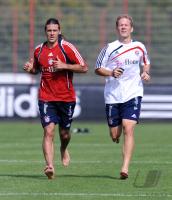 Fussball 1. Bundesliga : Training beim FC Bayern Muenchen