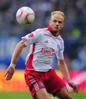 Fussball: 1. Bundesliga Saison 2010/2011: Hamburg, JAROLIM Einzelaktion