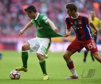 Fussball 1. Bundesliga Saison 14/15: FC Bayern Muenchen - Werder Bremen