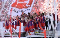 Fussball, 1. Bundesliga  Saison 13/14: JUBEL FC Bayern Muenchen