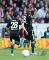 Fussball 1. Bundesliga : VfB Stuttgart - VfL Wolfsburg