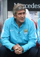 Fussball Trainer Manuel Pellegrini (Manchester City)