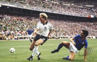Fussball  WM 1982: Rummenigge, Bergomi