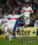 FUSSBALL 1. Bundesliga JUBEL Stuttgart