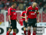 FUSSBALL  Spielszene VfB Stuttgart - Bayer Leverkusen Enttuschung Bayer