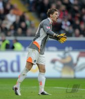 Fussball 1. Bundesliga  Saison 2010/2011:  Torwart Ron - Robert Zieler (Hannover 96)
