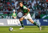 FUSSBALL, 1. BUNDESLIGA, SV Werder Bremen, BOROWSKI Einzelaktion