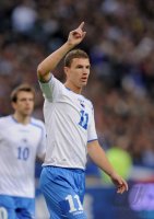 Fussball International EM 2012-Qualifikation:  Edin Dzeko (Bosnien-Herzegowina)