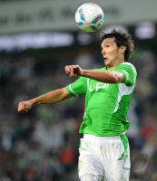 Fussball 1. Bundesliga, Saison 2011/2012: Wolfsburg, LAKIC am Ball