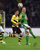 Fussball, 1. Bundesliga  Saison 2014/2015: SV Werder Bremen - Borussia Dortmund