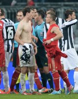 FUSSBALL INTERNATIONAL CHL VIERTELFINALE 12/13: Bastian Schweinsteiger (FC Bayern Muenchen)