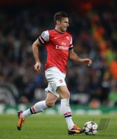 FUSSBALL  CHL  Saison 2013/2014: Olivier Giroud (Arsenal)
