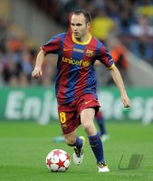 Fussball Champions League Finale 2011: Andres Iniesta (Barca)