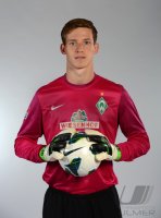 Fussball 1. Bundesliga, Saison 2012/2013, Werder Bremen: Richard Strebinger im exklusiven Pressefoto ULMER Fotoshooting