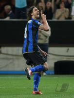FUSSBALL SERIE A:  JUBEL  Ibrahimovic (Inter Mailand)
