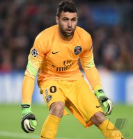 Fussball CHL  Saison 2014/2015: Torwart Salvatore Sirigu (Paris Saint-Germain)