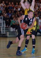 Basketball 1. Bundesliga 2013/2014: Kirchheim Knights - Walter Tigers Tuebingen