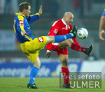 Fussball 1. Bundesliga: Oberhausen - Mainz, Zweikampf