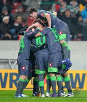 Fussball 1. Bundesliga  Saison 11/12: JUBELTRAUBE von Borussia Moenchengladbach