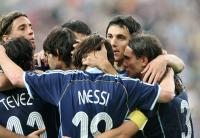 Fussball WM 2006: Argentinien - Serbien Montenegro