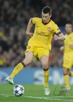 Fussball CHL  Saison 2010/2011:  Laurent Koscielny (Arsenal)