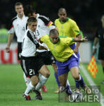 Fussball Testspiel Deuschland - Brasilien