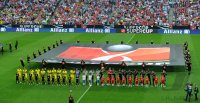 Fussball 1. Bundesliga, Supercup: FC Bayern Muenchen - Borussia Dortmund