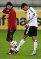 Fussball  Training der deutschen Nationalmannschaft vor dem EM Qualifikationsspiel gegen Irland.