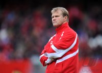 Fussball 1. Bundesliga :  Trainer Frank Schaefer (1. FC Koeln)