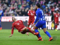 Fussball 1. Bundesliga Saison 18/19: FC Bayern Muenchen - Hertha BSC Berlin