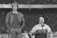 Fussball  Deutschland - Schweden; Beckenbauer, Koeppel
