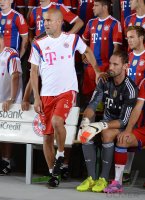 Fussball 1. Bundesliga 2014/2015: Fototermin beim FC Bayern Muenchen