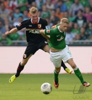 Fussball Saison 1. Bundesliga  Saison 2013/2014: Werder - FC Augbsurg