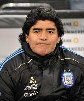 Fussball Nationalmannschaft: Trainer Diego Armando Maradona (ARG)