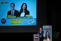 CDU Wahlkampf Landtagswahl Baden - Wuerttemberg