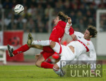 FUSSBALL 1. Bundesliga Spielszene VfB Stuttgart  -  SC Freiburg