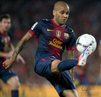 FUSSBALL Primera Division/Super Cup 2012: Daniel Alves (Barca)