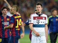 Fussball CHL 14/15 Halbfinale: Enttaeuschung FC Bayern Muenchen