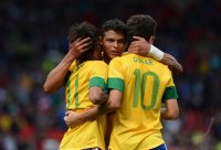 FUSSBALL Olympia 2012 Maenner: Brasilien - Weissrussland