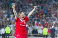 Fussball Champions League Finale 1999: David May  (Manchester United FC)