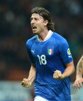 Fussball International WM Qualifikation 2014:  Jubel Riccardo Montolivo (Italien)