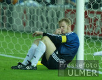 FUSSBALL Weltmeisterschaft  Oliver Kahn am Boden