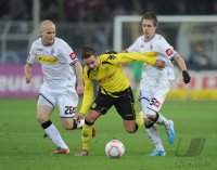 Fussball 1. Bundesliga  Saison 2010/2011: Borussia Dortmund - Borussia Moenchengladbach