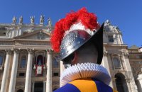 Rom; Papst Franziskus I. spricht den Urbi Et Orbi Segen