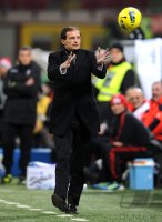 FUSSBALL SERIE A: Trainer Massimilliano Allegri (AC Mailand)