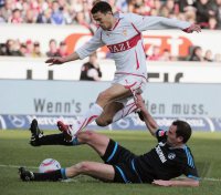 Fussball 1. Bundesliga  Saison 2010/2011:  VfB Stuttgart - FC Schalke 04